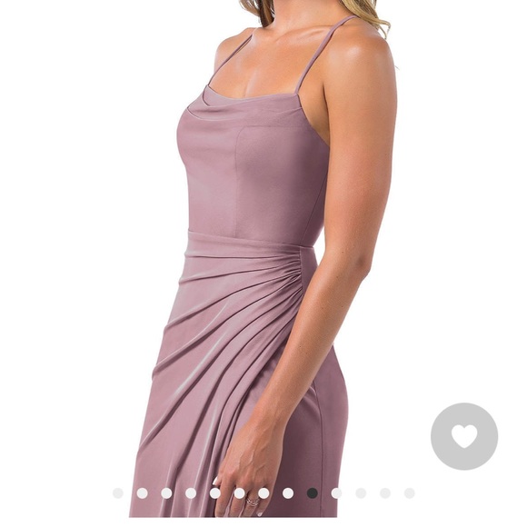 Azazie Kalea - DUSTY ROSE SIZE 4 - Picture 12 of 15